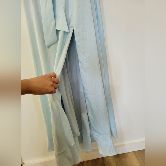 Stacees Sky Blue Maxi Dress - Picture 6 of 14